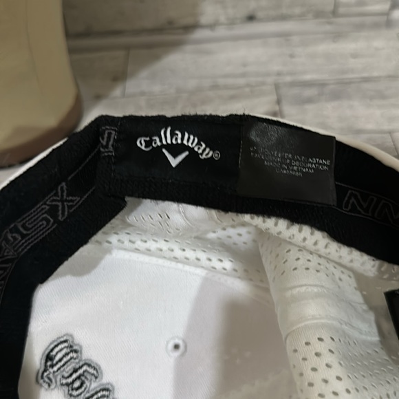 Callaway  the Biltmore men’s white fitted golf baseball cap hat - Picture 6 of 6